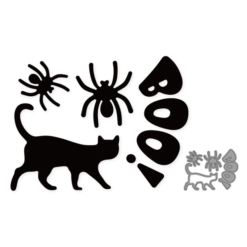 Khuôn Cắt Giấy Kim Loại Chủ Đề Halloween