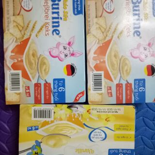 Maiyen154 Combo 3 vỉ cháo sữa Burine