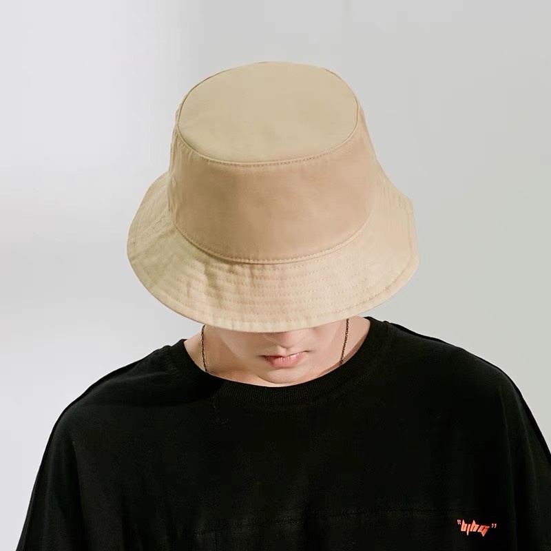 Mũ bucket vành tròn trơn nam nữ trơn form rộng phong cách unisex