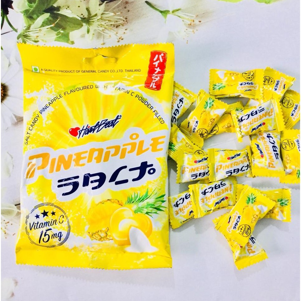 Kẹo dứa muối HartBeat Thái Lan 120g
