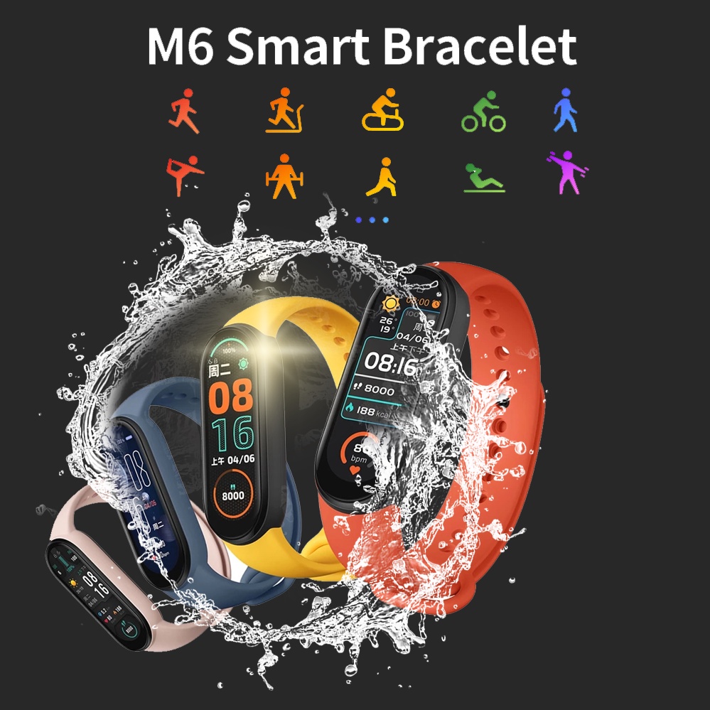 Đồng Hồ Thông Minh M6 Kết Nối Bluetooth 4.2
