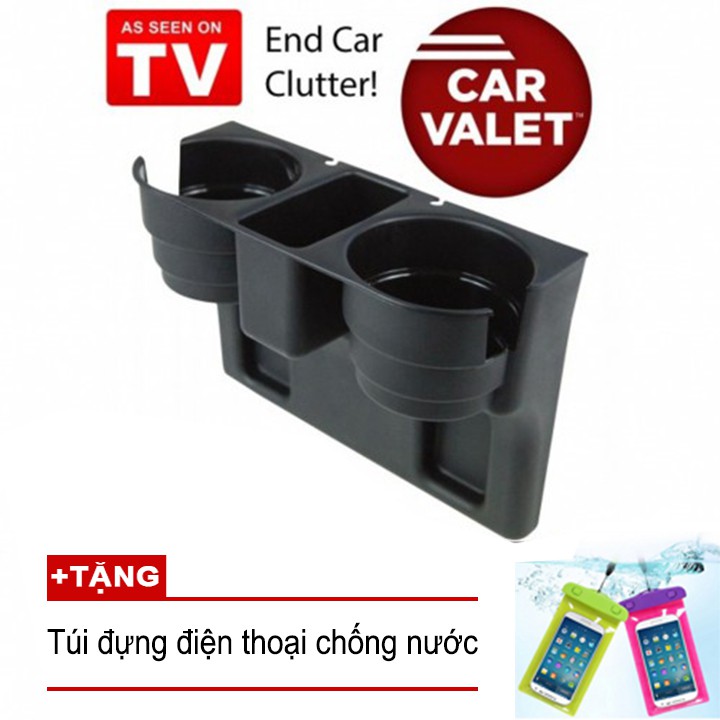 [RẺ VÔ ĐỊCH] Khay để đồ trên ô tô tặng túi chống nước điện thoại (freeship)