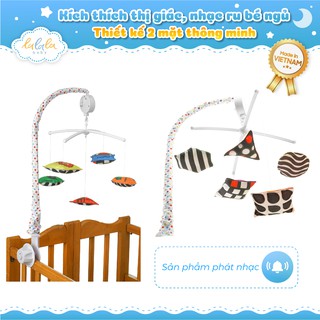 Treo cũi nôi kích thích thị giác Montessori của LALALA baby cho bé sơ sinh, đồ chơi thông minh