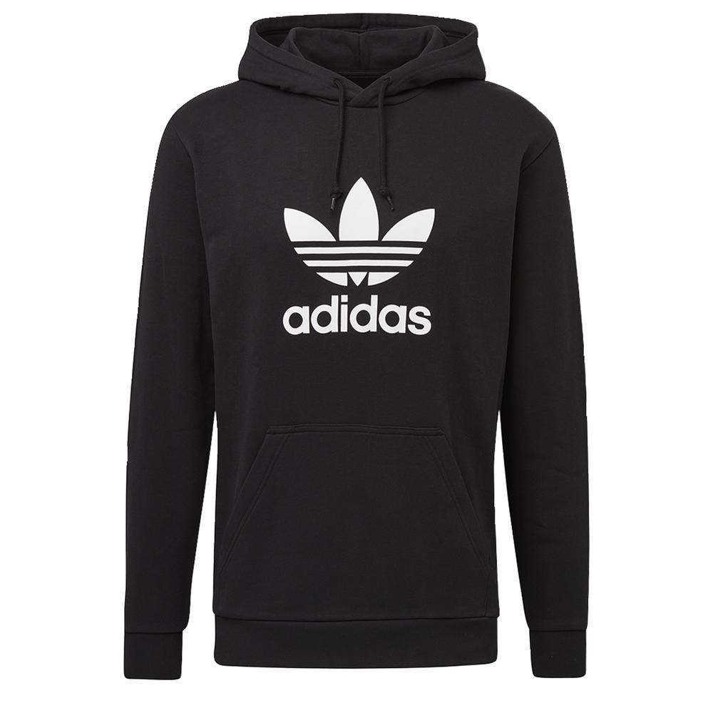 adidas ORIGINALS Áo hoodie Trefoil Nam Màu đen DT7964 Xịn