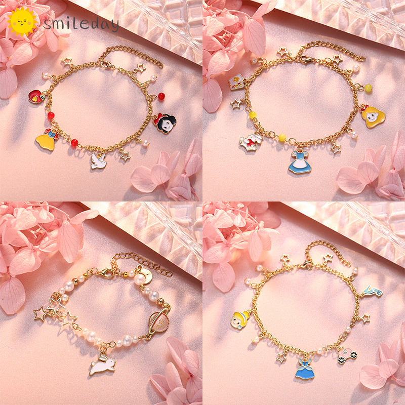 Vòng đeo tay Smileday kiểu dáng thời trang xinh xắn cho nữ