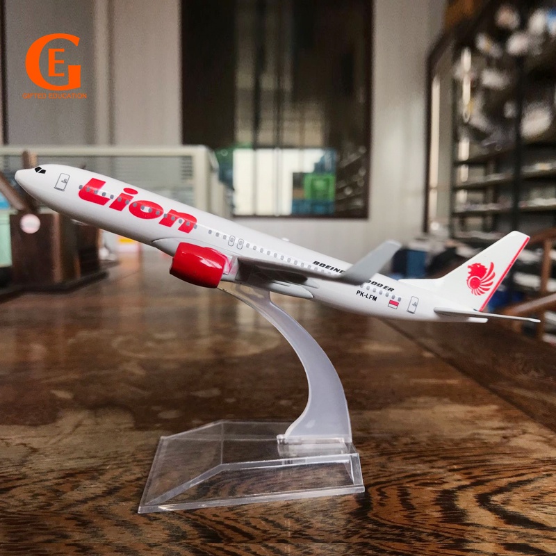 Lion Air B737 Mẫu Máy Bay Indonesia Lion Boeing 737 Máy Bay Diecast Mô Hình Kim Loại Chắc Chắn