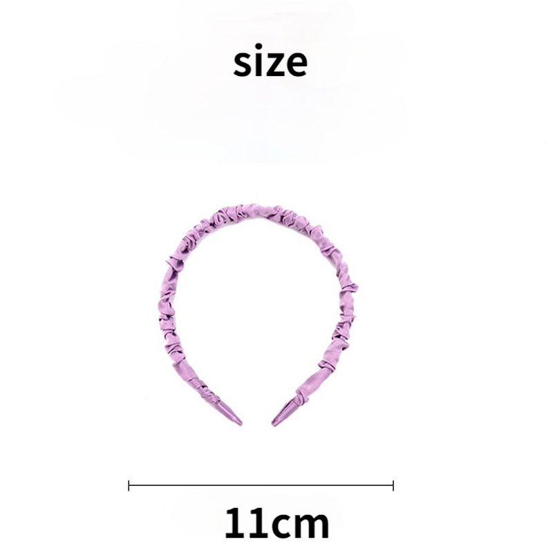 Băng đô cài tóc bằng lụa satin thời trang xinh xắn cho nữ