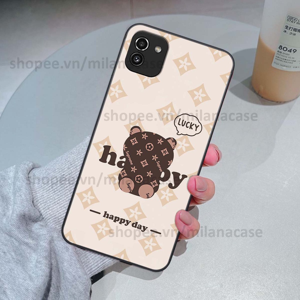 Ốp Samsung A03 gấu be@rBrick gấu Teddy Kaws siêu đẹp, phong cách, cá tính
