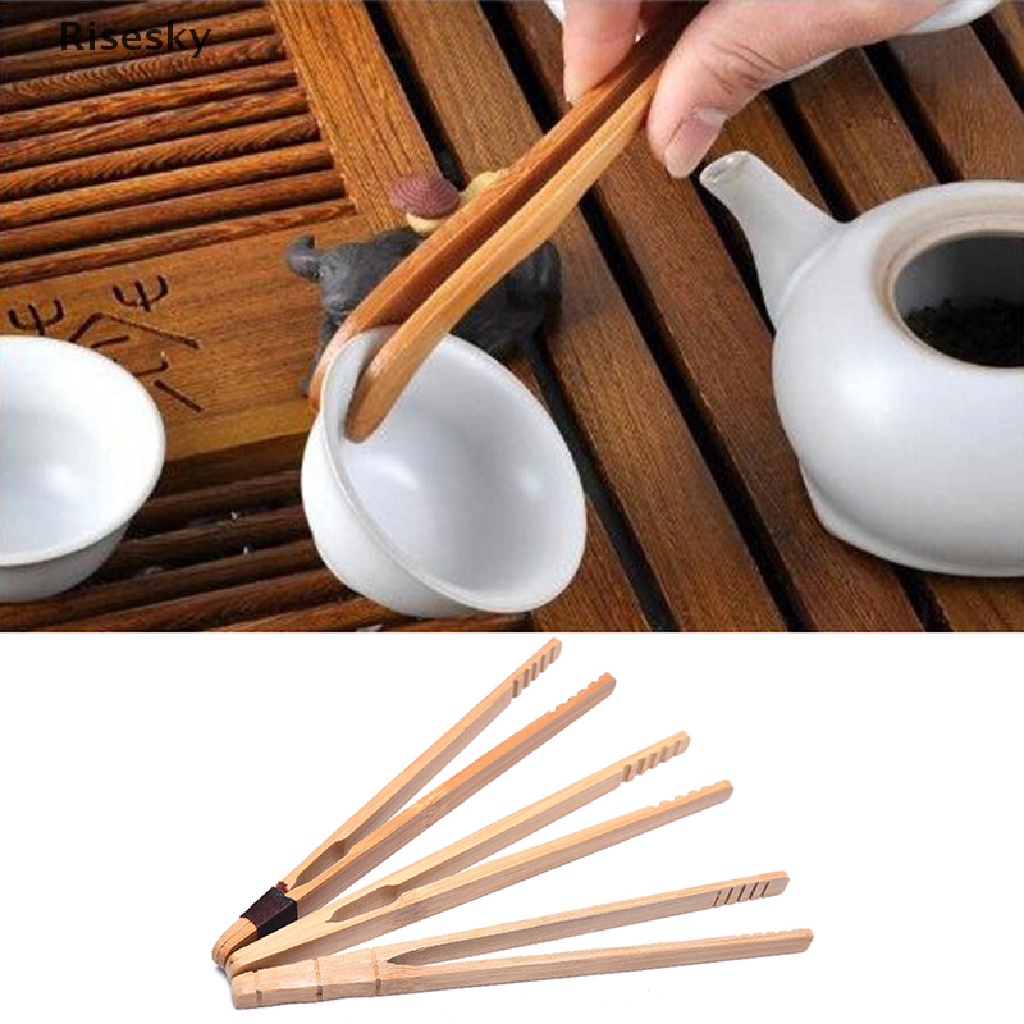 Kẹp gắp pha trà bằng gỗ tre an toàn cho sức khỏe