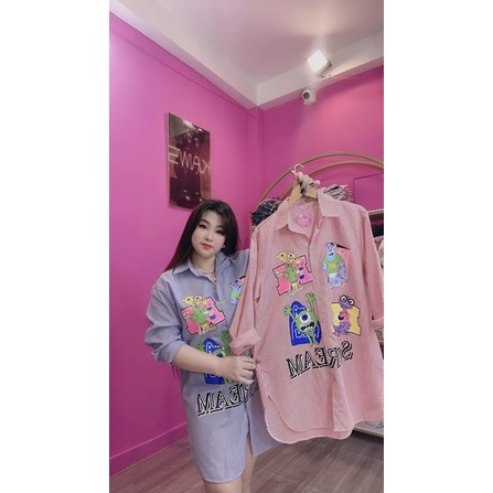 SƠ MI BIGSIZE - SƠ MI HOẠT HÌNH BIGSIZE GIẤU QUẦN