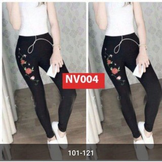 Quân Legging nữ thêu hoa siêu hot!!!Y hình