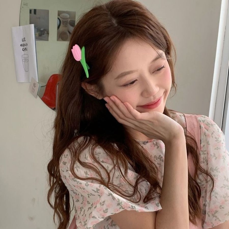 Kẹp Tóc Hình Hoa Tulip Dễ Thương Thời Trang Hàn Quốc Cho Nữ