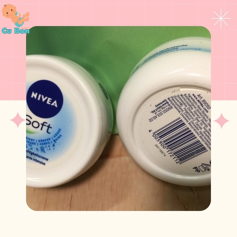 Kem Dưỡng Ẩm Toàn Thân Body Trắng Da Nivea Soft 200ml Hàng Đức Chuẩn dưỡng ẩm và dưỡng da, không khô nẻ, mất nước,..