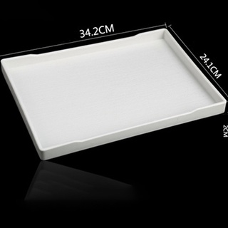 Khay Nhựa Melamine Hình Chữ Nhật Phục Vụ Thức Ăn