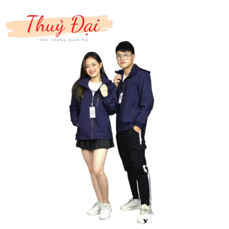 Áo khoác gió nam nữ cao cấp 2 lớp, chất gió tráng bạc, chống nước,chống gió, ngăn tia UV | BigBuy360 - bigbuy360.vn