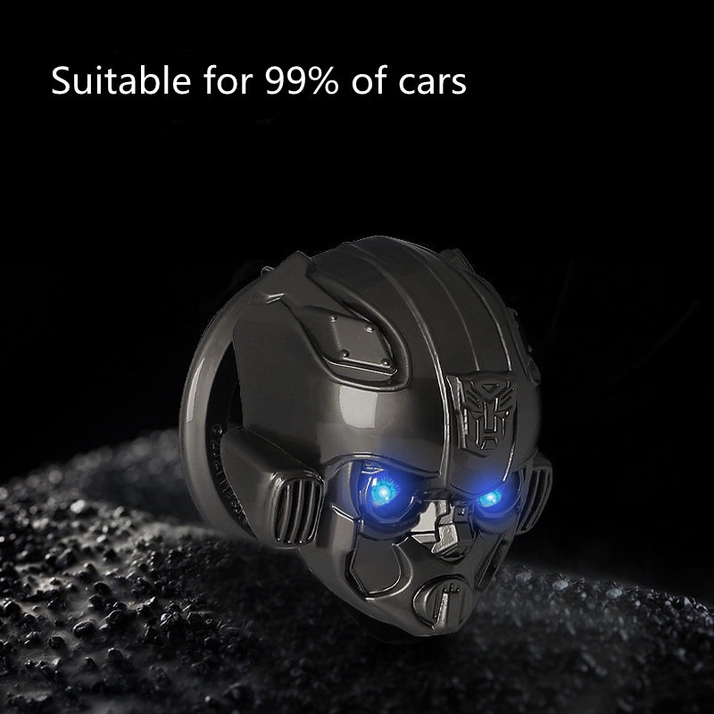 Iron Man Transformers Bumblebee Car Một nút Khởi động Nút che ô tô Hình dán xe hơi Chống xước Chất liệu Hợp kim nhôm Chống Trầy Vỏ Trang trí Động cơ | BigBuy360 - bigbuy360.vn