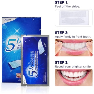 Lẻ 1 Gói 2 Miếng Dán Trắng Răng 5D