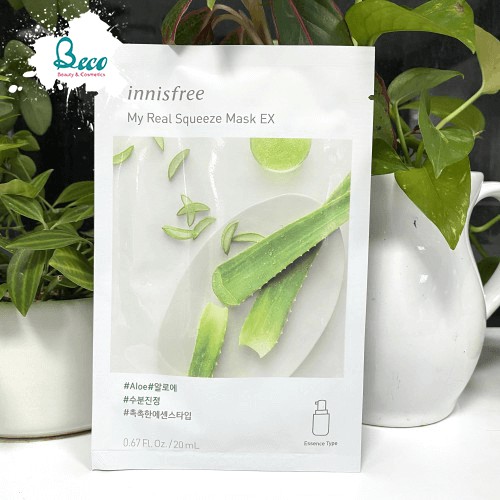 Mặt nạ giấy nha đam Innisfree My Real Squeeze Mask EX Cucumber - 20ml