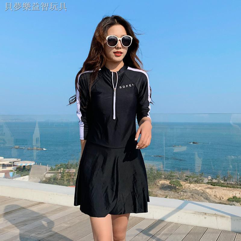 Bộ Đồ Bơi Thể Thao Lưng Cao Dáng Ôm Phong Cách Hàn Quốc Cao Cấp | BigBuy360 - bigbuy360.vn