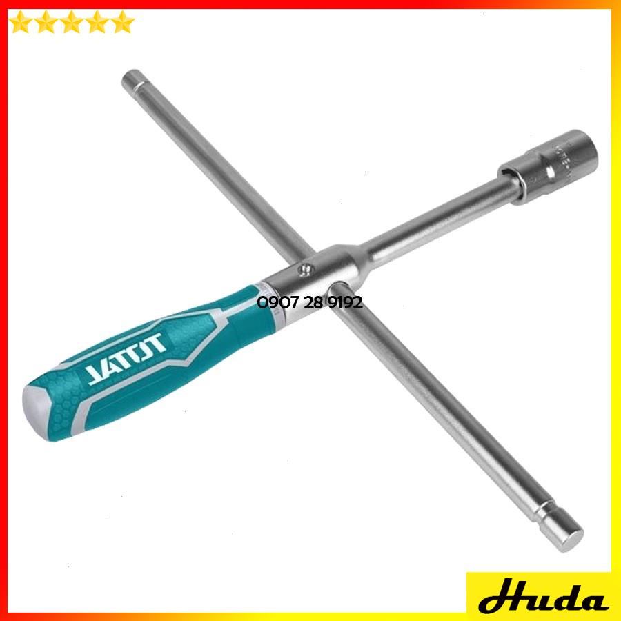 Tắc kê chữ thập 16 inch Total Ingco kèm 4 socket 1/2 inch 17mm 19mm 21mm 23mm Bộ cờ lê chữ T chống gỉ sét 1234