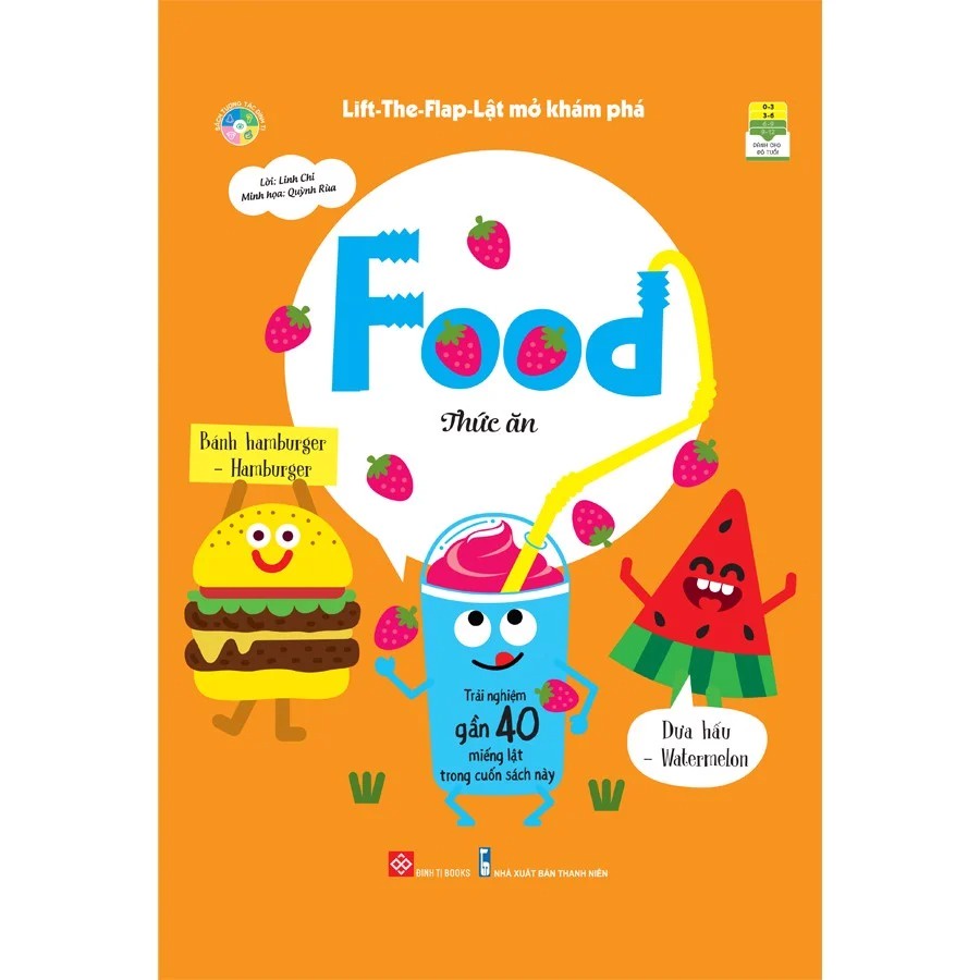 Sách-Lift-The-Flap-Lật mở khám phá - Food - Thức ăn