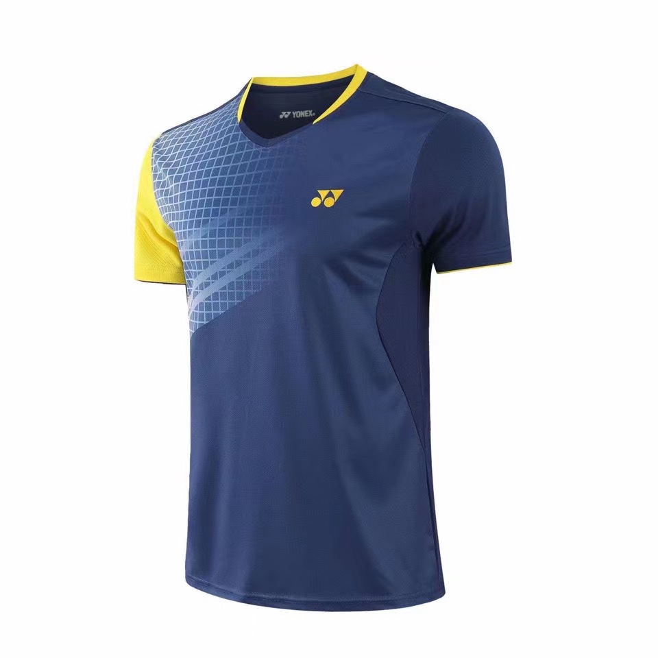 Áo Thun Cầu Lông Tay Ngắn Cổ Tròn Chất Vải Khô Thoáng Nhanh Thời Trang Cho Nam Và Nữ