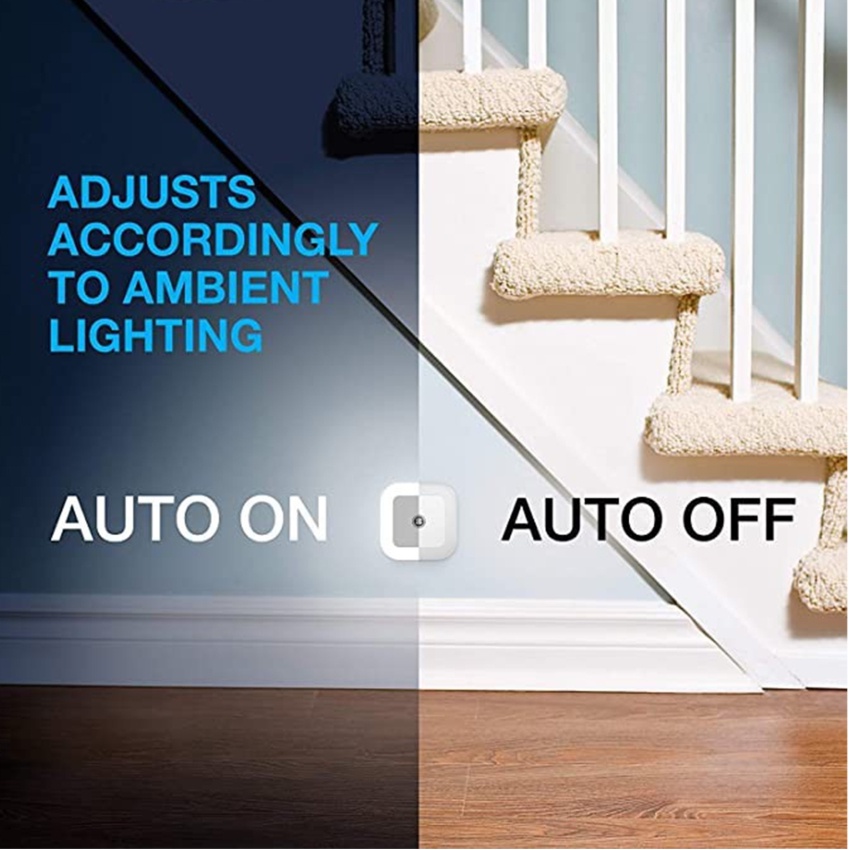 Đèn Ngủ Bóng LED Cảm Biến Thông Minh Tự Động