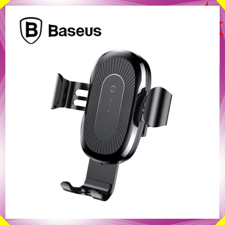 Giá đỡ điện thoại trên ô tô, xe hơi/ kiêm sạc không dây cao cấp nhãn hiệu Baseus - Mã WXYL-01 - Hàng Nhập Khẩu