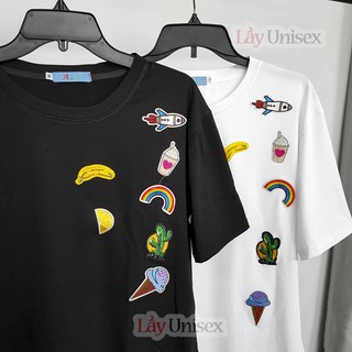 Áo thun sticker dễ thương