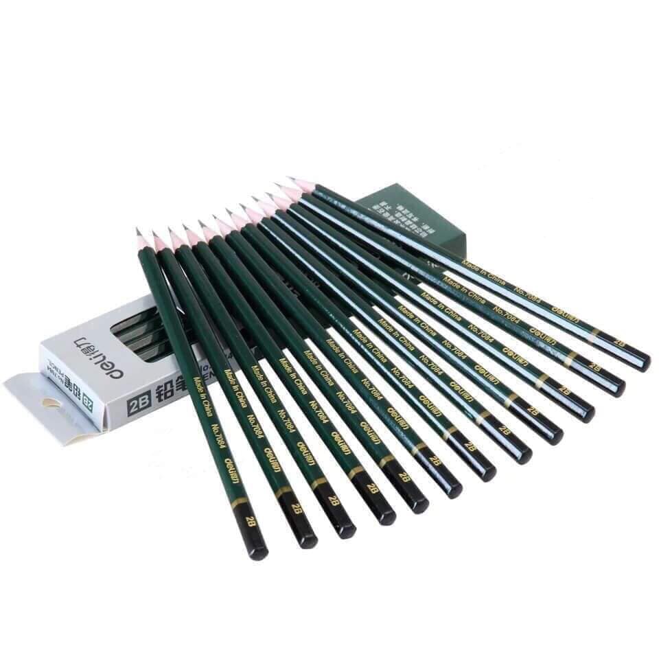 hộp 12 bút chì deli 2b