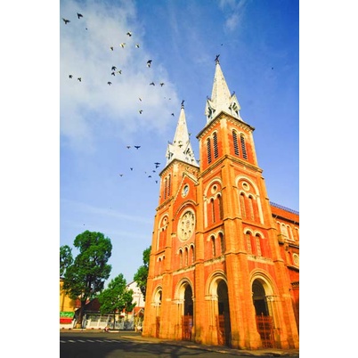 Tranh dán tường Việt Nam 3D Màu sắc tươi sáng, độ sắc nét cao, độ bền màu từ 10 năm trở lên.