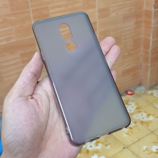 [LG Q9] Ốp lưng silicon dẻo đen/ xám cao cấp