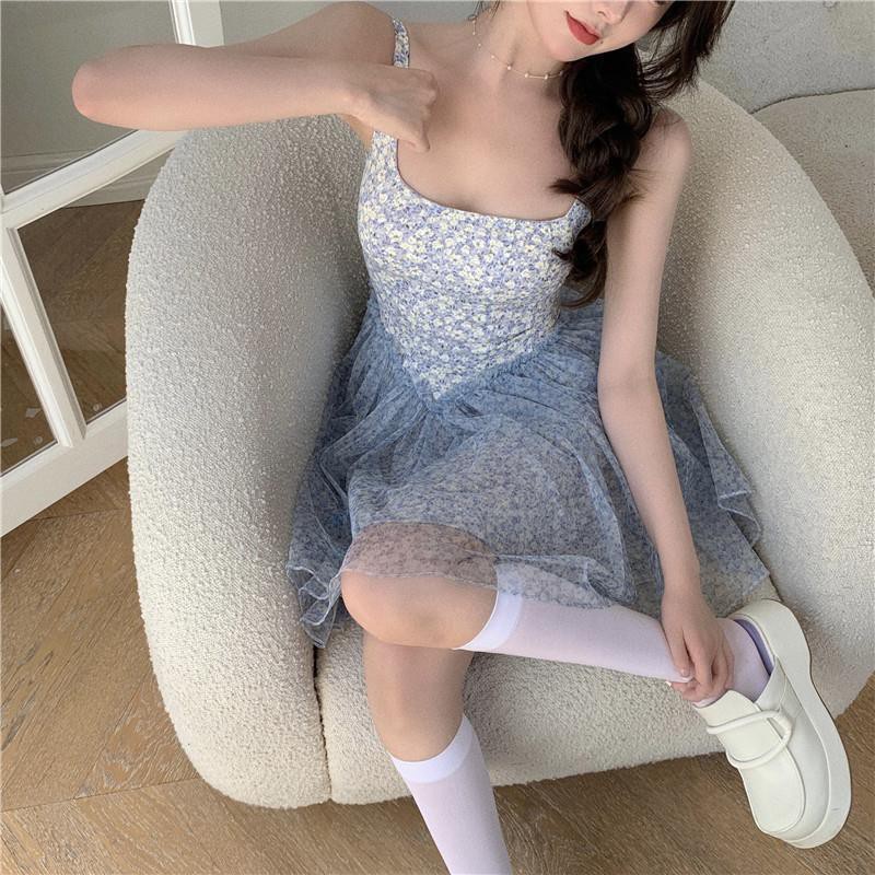 Đầm Hai Dây Dáng Chữ A Ôm Eo In Họa Tiết Hoa Thời Trang Xuân Hè Mới Dành Cho Trẻ Em (2021) | BigBuy360 - bigbuy360.vn