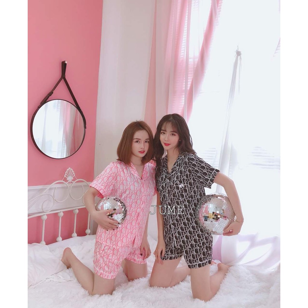 Bộ Pijama Đùi Satin | BigBuy360 - bigbuy360.vn