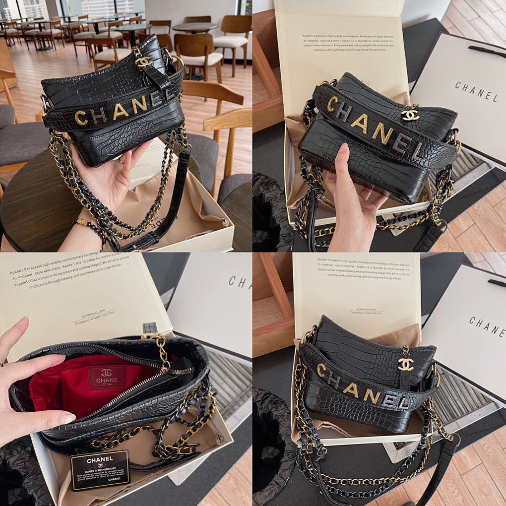Túi xách Hobo Da Rắn 💥SIÊU CÁ TÍNH💥 túi đeo chéo thiết kế trẻ trung phong cách Đế gỗ size 20 loại 1 | BigBuy360 - bigbuy360.vn