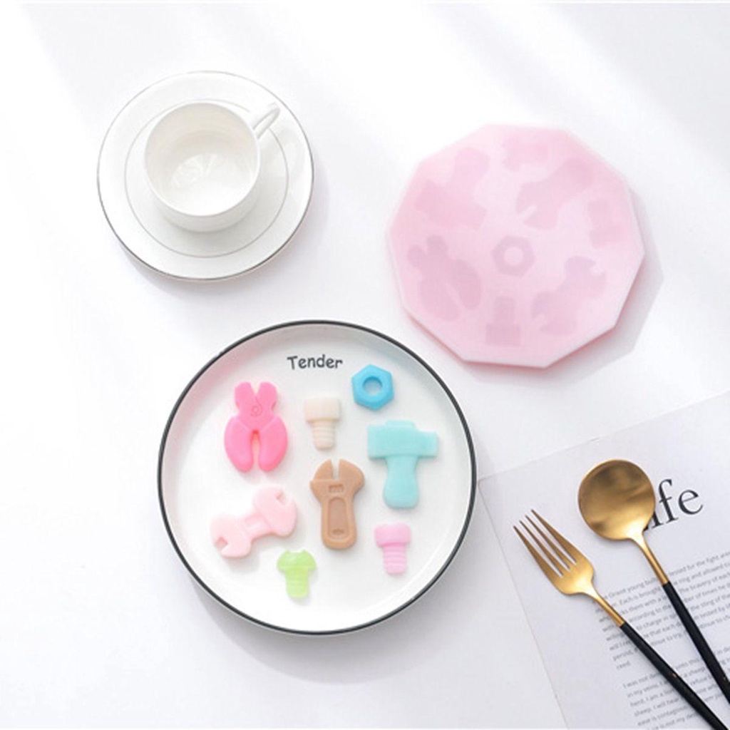 Khuôn Silicone Làm Thạch Rau Câu Hình Bàn Tay DIY