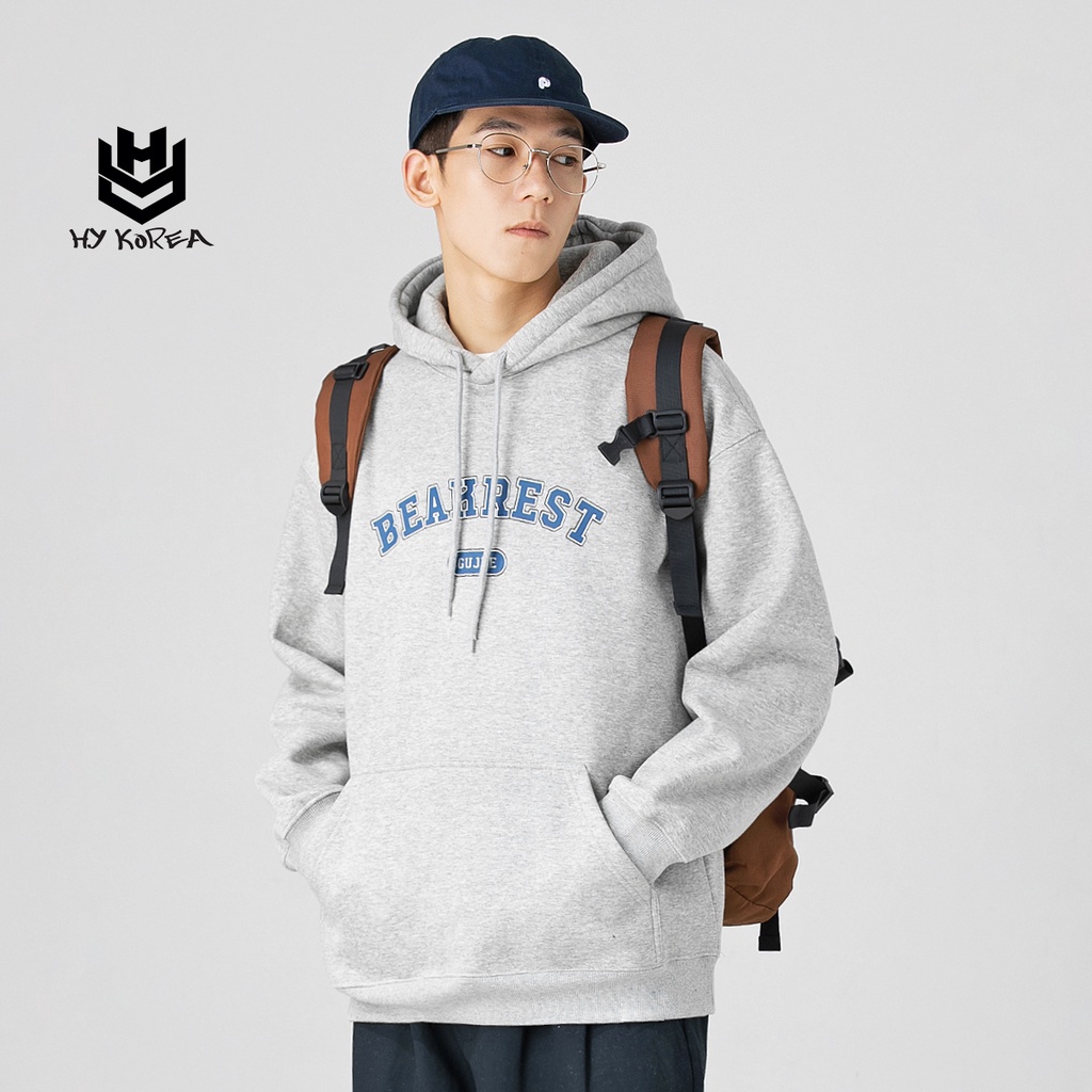 Áo Hoodie HY KOREA Vải Nỉ Nam Nữ Beakrest 416