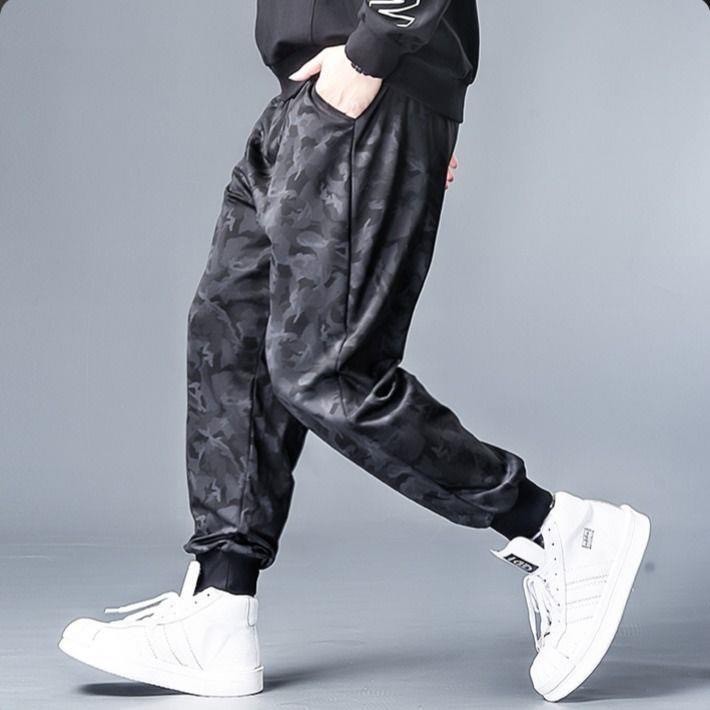 Quần jogger thể thao ống túm chất vải co giãn size lớn thời trang cho nam size s - 8xl