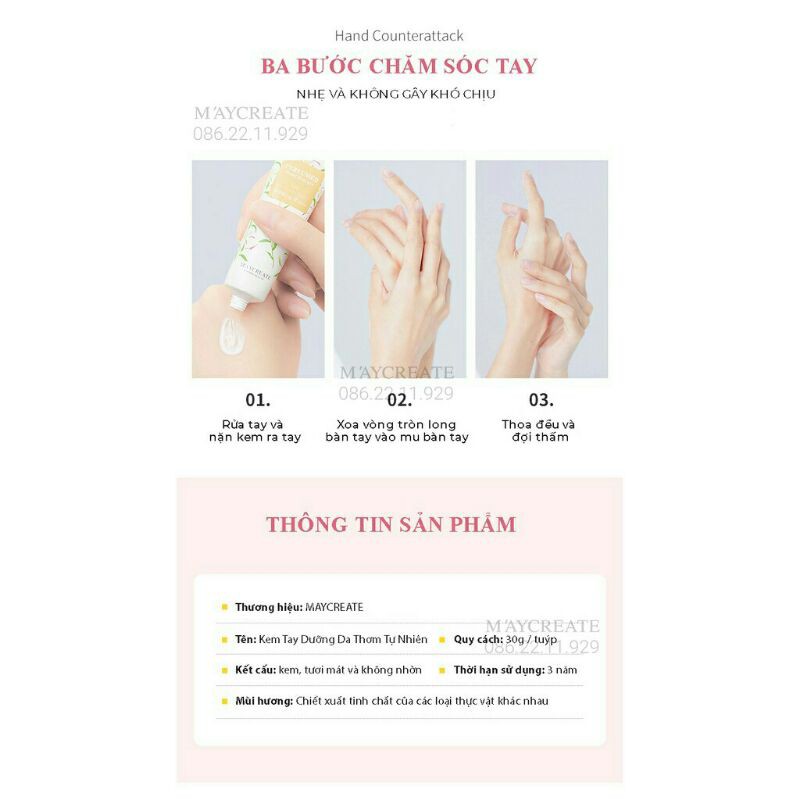 Kem dưỡng da tay Maycreate | BigBuy360 - bigbuy360.vn