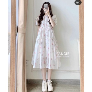 ĐẦM HOA BABYDOLL MIDI DÁNG DÀI THỜI TRANG HÈ BIỂN DU LỊCH