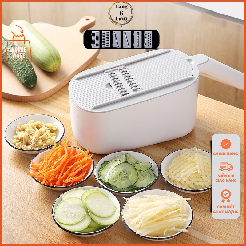 Bộ nạo rau củ quả 6 chức năng thái gọt ecoco chính hãng cao cấp đồ gia dụng thông minh E1909