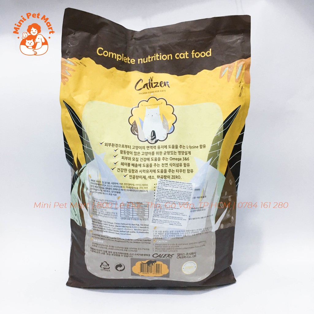 CATIZEN 5kg - Thức ăn cho mèo con và trưởng thành