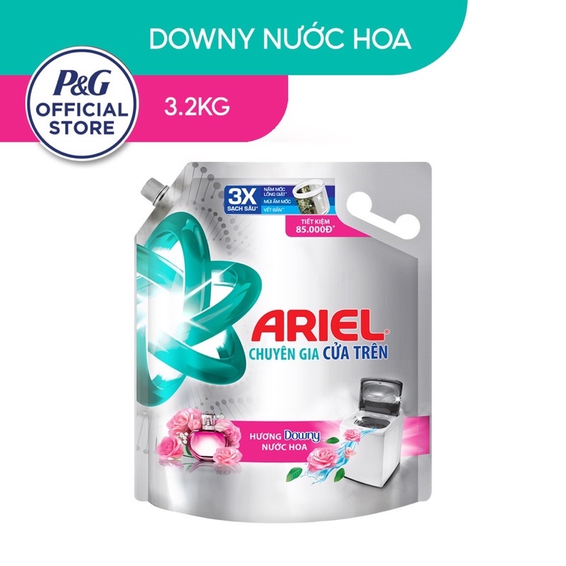 Nước Giặt Ariel Cho Máy Giặt Của Trên Túi 3.2kg và 3.5kg