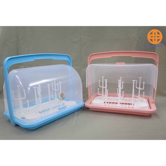 Úp Bình Sữa Cao Cấp Việt Nhật có nắp Đậy Thông Thoáng