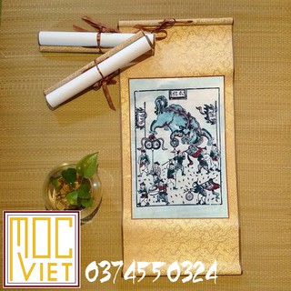 Tranh đông hồ Múa lân