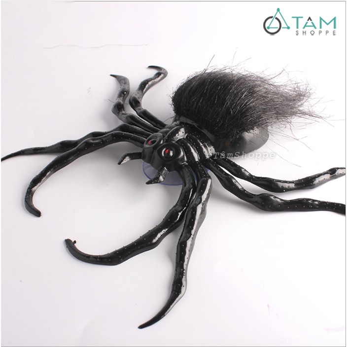 Con nhện giả trang trí Monster có lông 17x20cm
