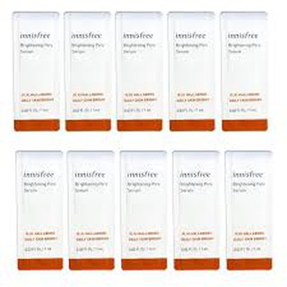 Sample Tính chất dưỡng trắng, mờ thâm Innisfree Brightening Pore Serum 1ml