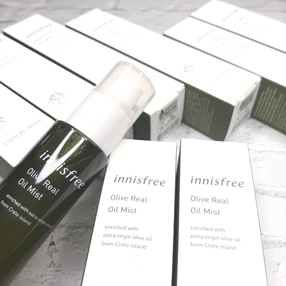[Hàng xịn] Xịt Khoáng dưỡng ẩm Innisfree Olive Real Oil Mist 80ml [Có Bill ] | BigBuy360 - bigbuy360.vn