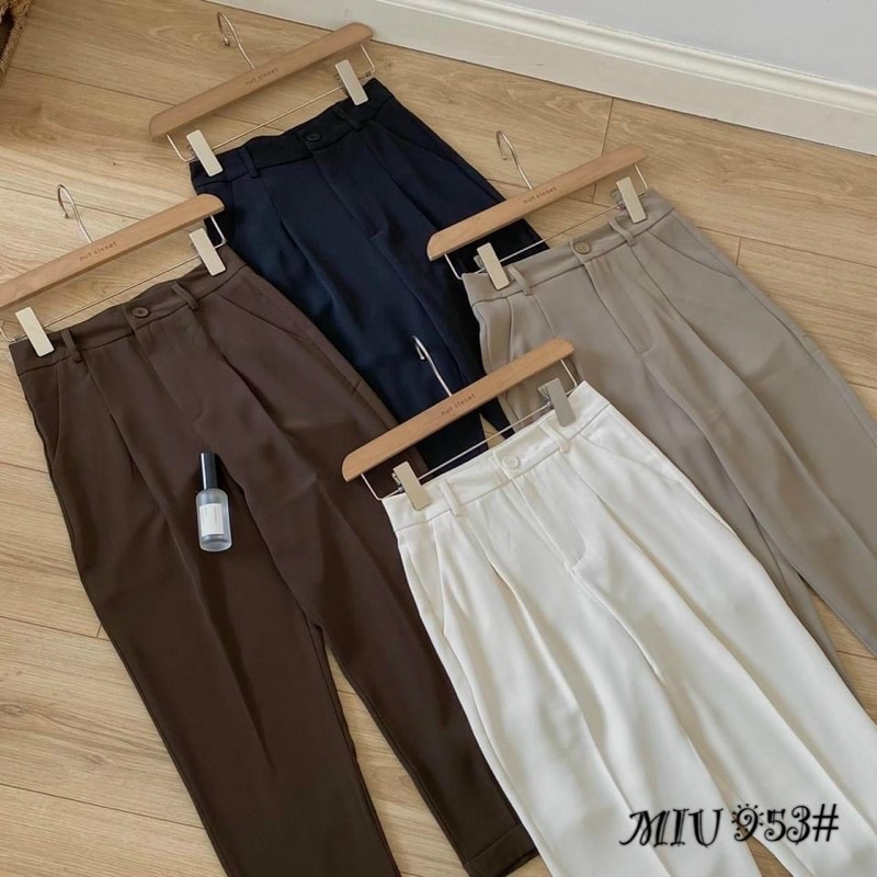 Quần vải baggy mã 953 hàng QC