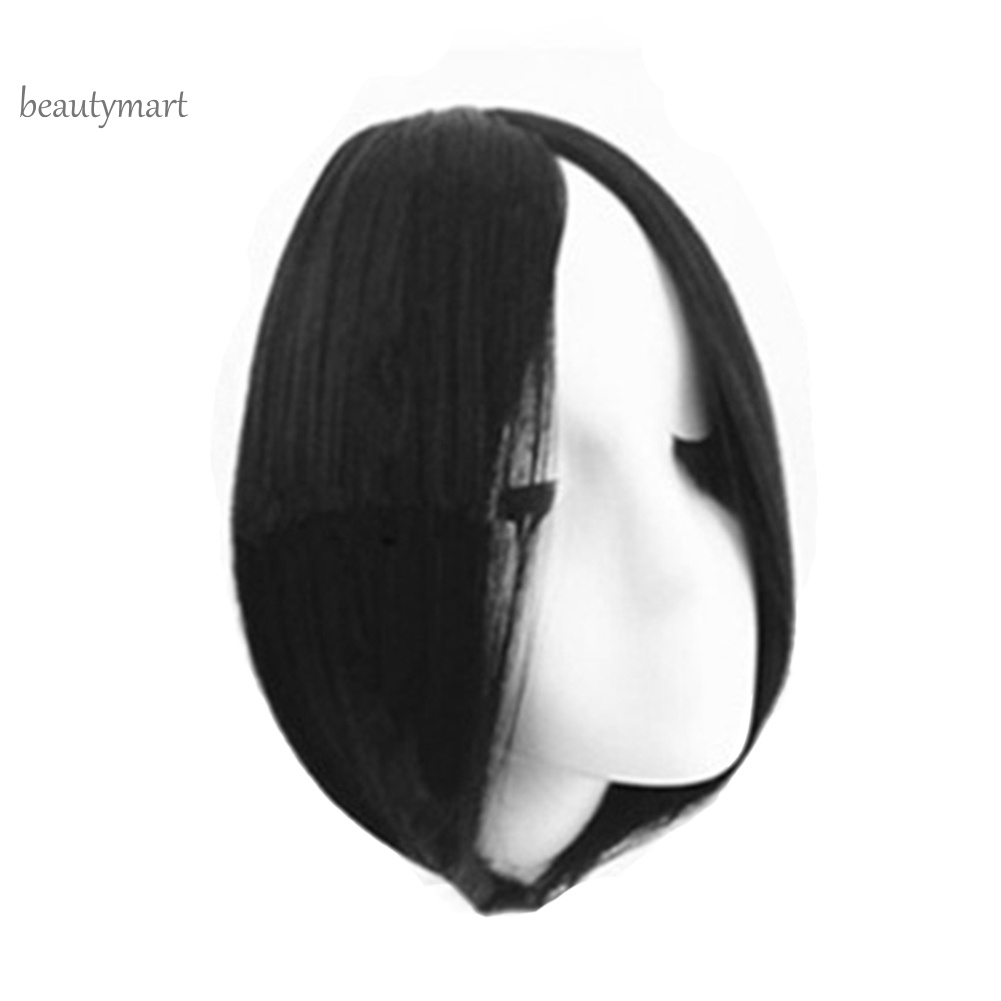 Tóc giả nữ mái xéo tự nhiên thời trang cá tính